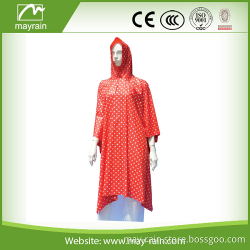 fashion poncho print rain poncho